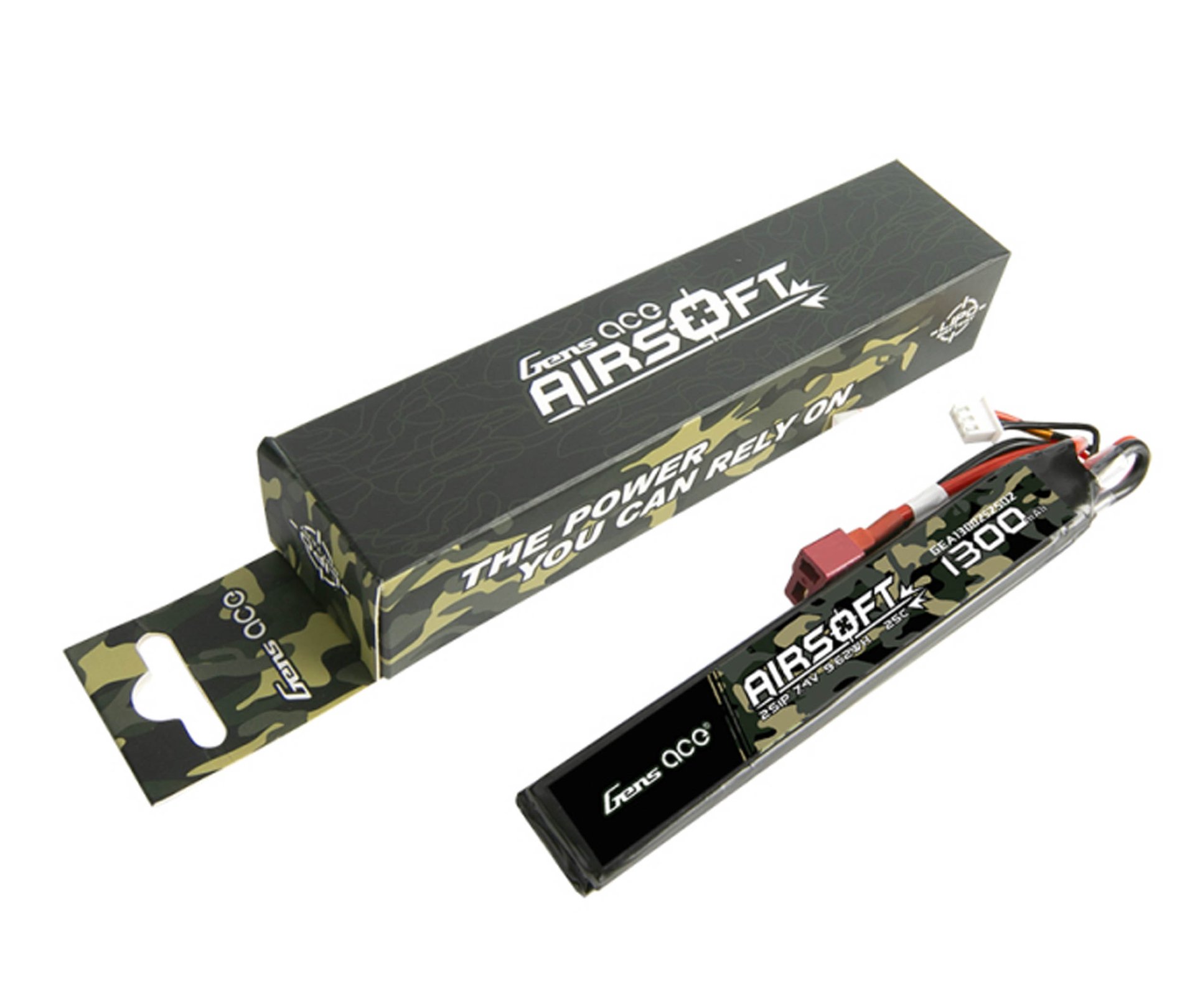 Batterie LiPo 7.4V 1300 mah 2 sticks - GensPow – Image 3