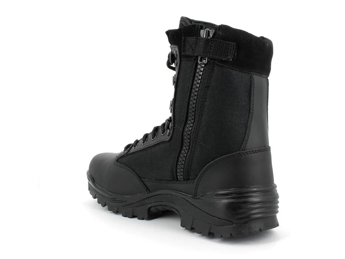 Chaussures Tactical Cordura Noir zip - Miltec