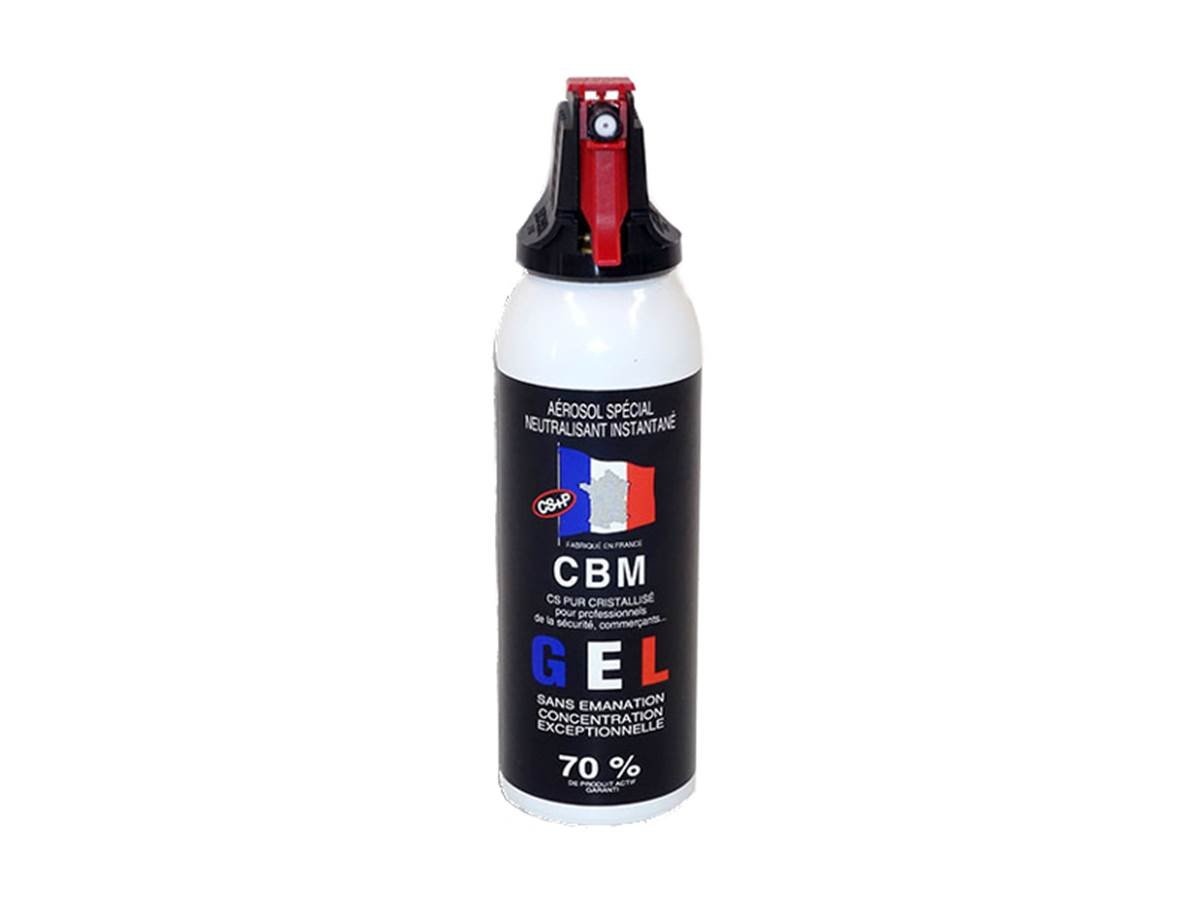 Aérosol de défense Gel Lacrymogène CS - CBM – Image 8