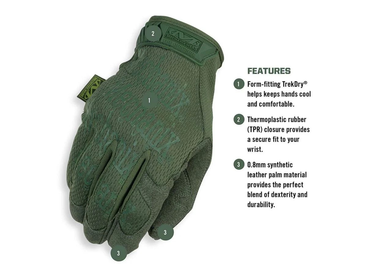 Gants Original Olive Drab - Mechanix – Image 3