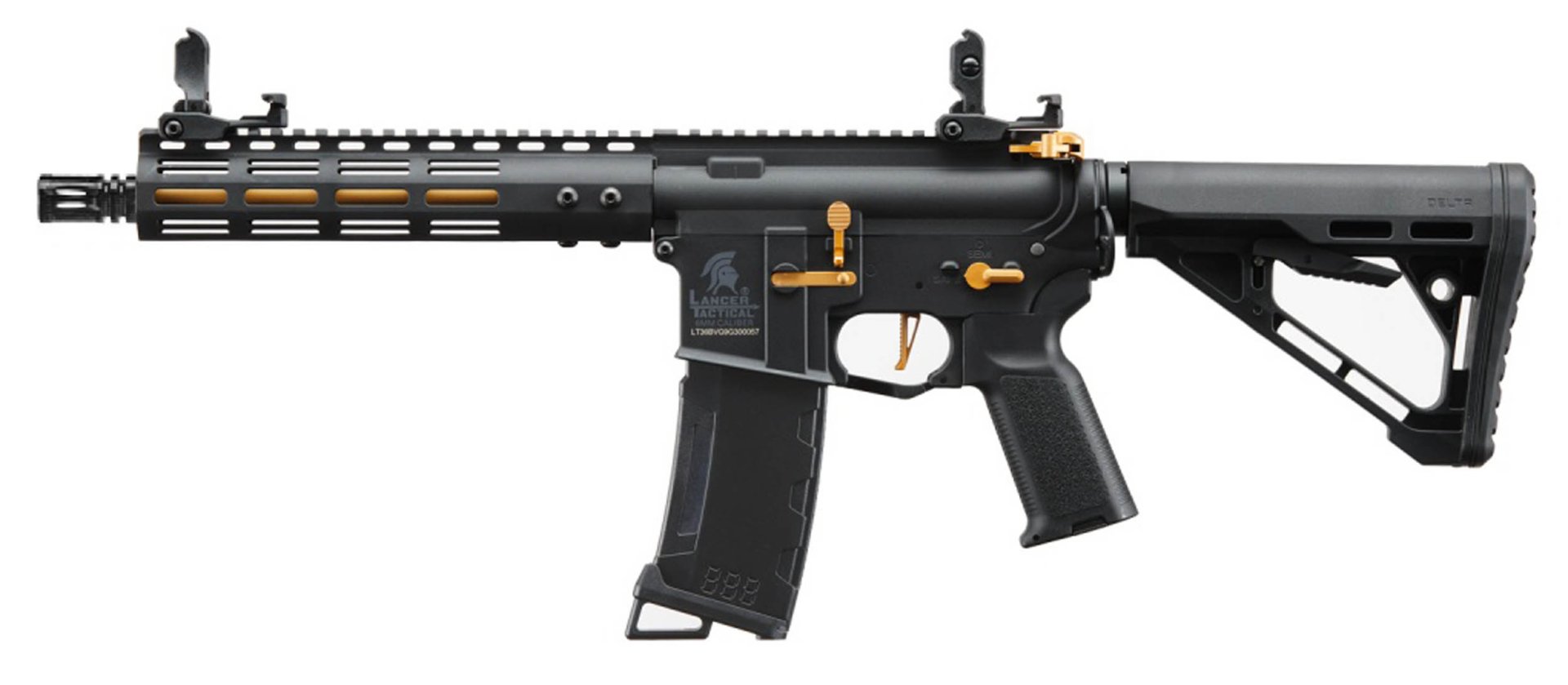LT-36 Archon 9" GEN3 noir/gold AEG - Lancer Tactical – Image 6
