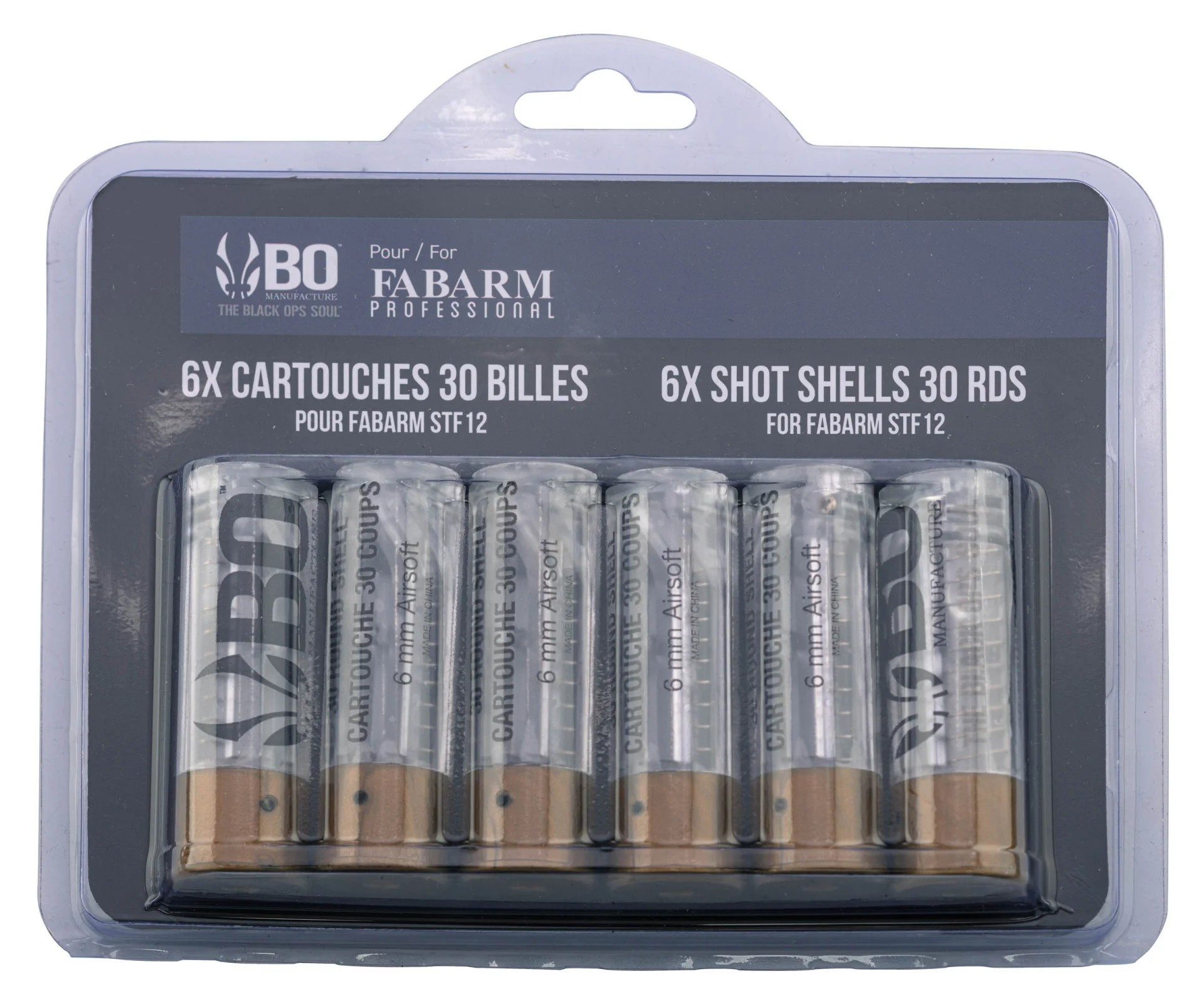 Pack de 6 cartouches pour fusil a pompe - BO Manufacture