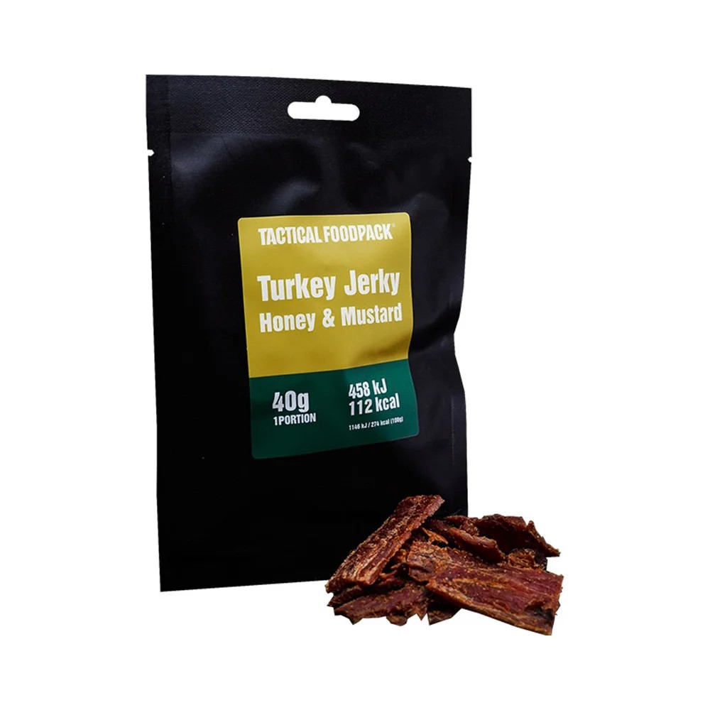 Snack dinde séchée moutarde et miel - Tactical Foodpack
