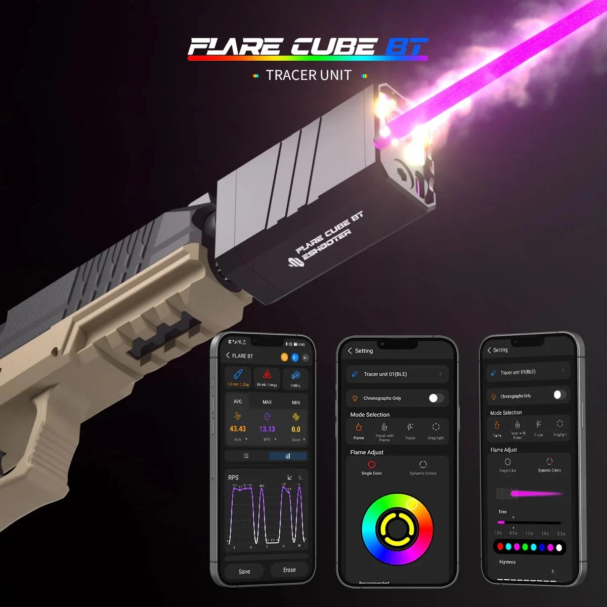 Tracer Unit Flare Cube BT – E‑Shooter