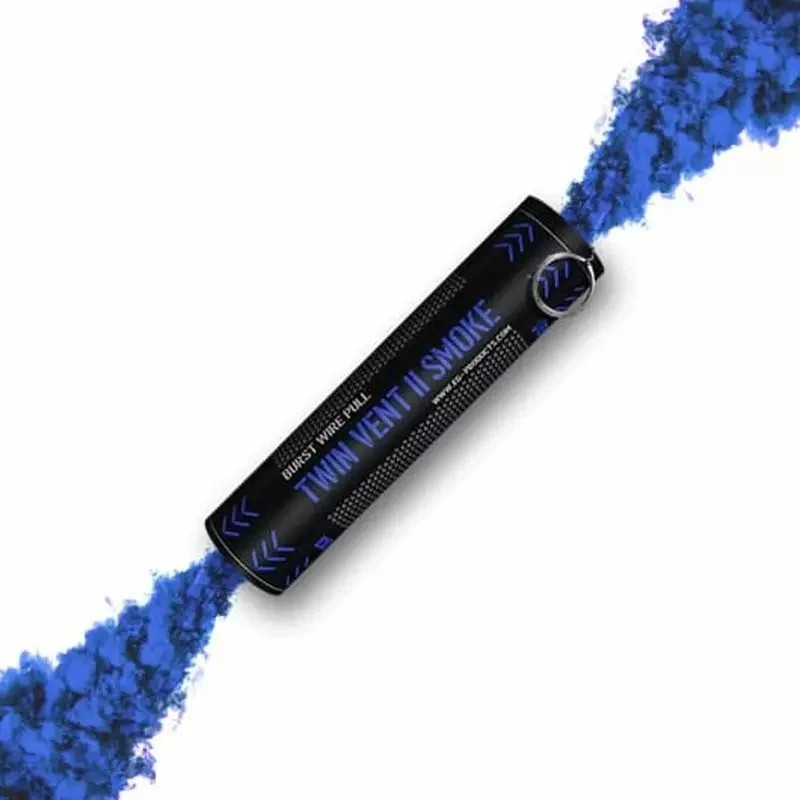 Fumigene double sortie Bleu - Enola gaye