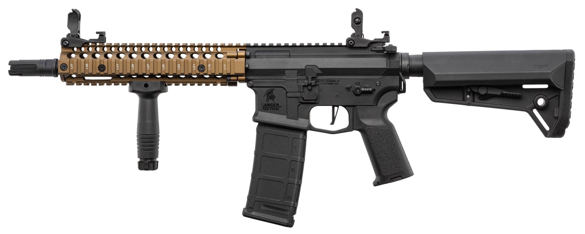 LT-18 MK18 AEG Noir/Bronze GEN2 NSR pack complet - Lancer Tactical – Image 3