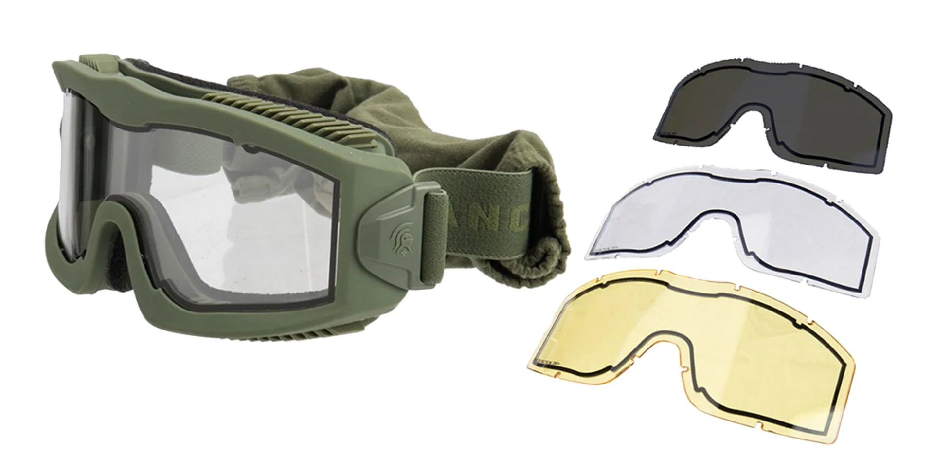 Masque AERO Thermal + 3 ecrans – Lancer Tactical – Image 2