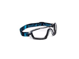 Masque Cobra écran clair bandeau bleu - Bollé