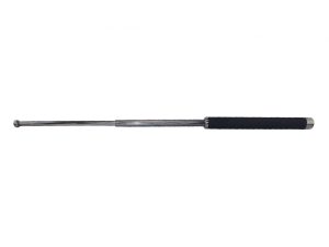 Matraque télescopique  26" en acier noir/chrome grip en mousse