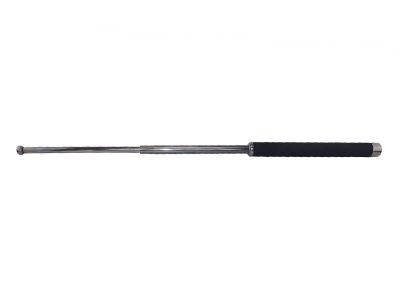 Matraque télescopique  26" en acier noir/chrome grip en mousse
