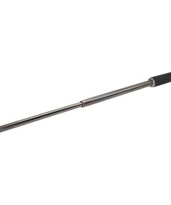 Matraque télescopique  31" en acier noir/chrome grip en mousse