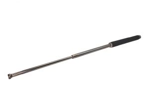 Matraque télescopique  31" en acier noir/chrome grip en mousse