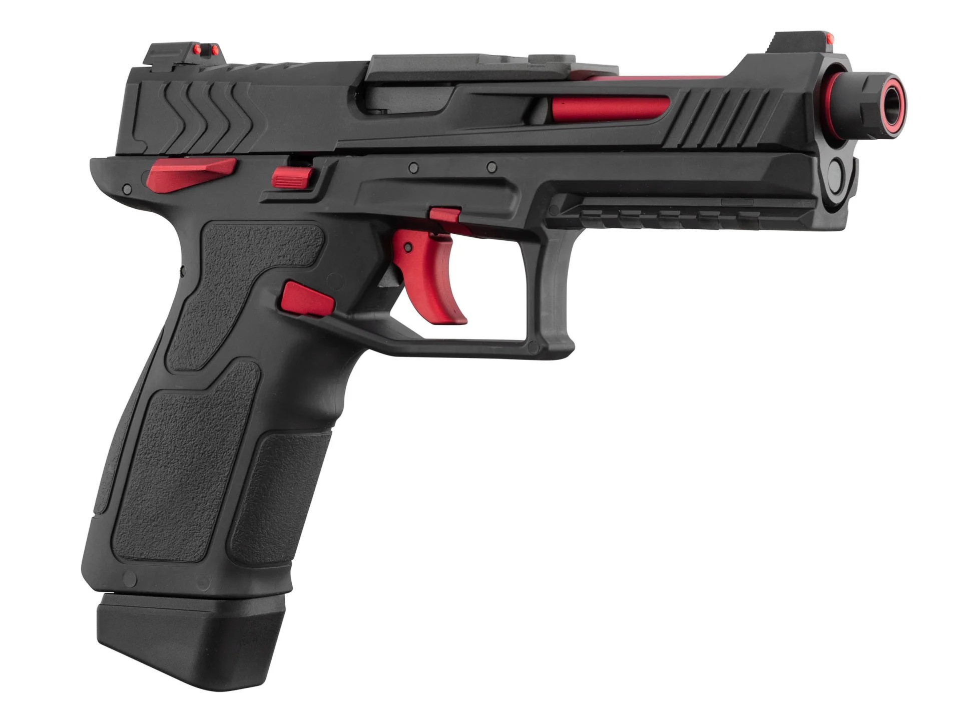 Pistolet GBB LTX Competition Noir & Rouge – Lancer Tactical – Image 2