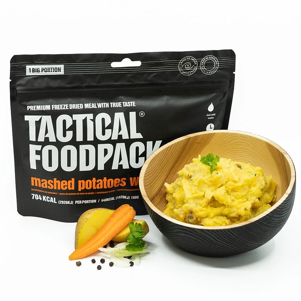 Maxi Ration de survie purée de pommes de terre au poulet - Tactical Foodpack – Image 2