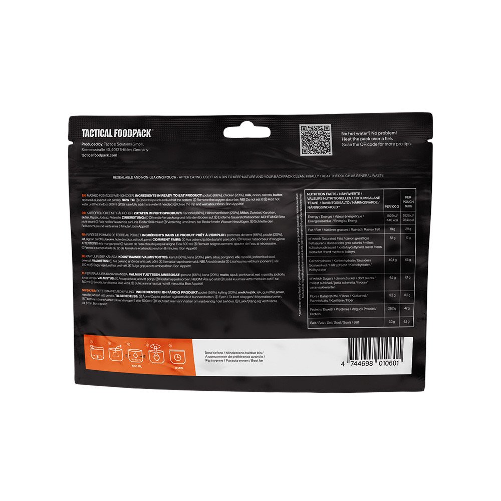 Maxi Ration de survie purée de pommes de terre au poulet - Tactical Foodpack – Image 6