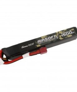 Batterie LiPo 11.1V 1500mAh 25C T-Dean Genspow pour réplique AEG airsoft