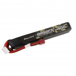 Batterie LiPo 11.1V 1500mAh 25C T-Dean Genspow pour réplique AEG airsoft