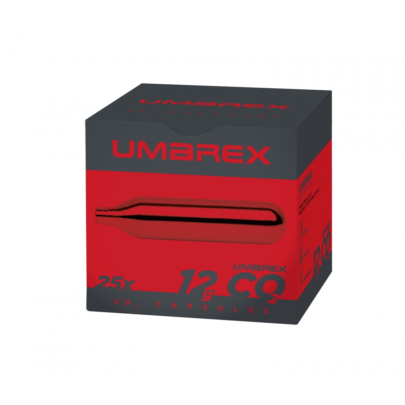 Boîte de 25 capsules CO2 12g Umarex pour réplique airsoft