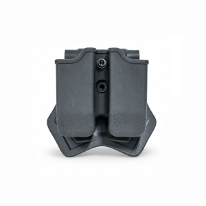 Porte chargeur double universel noir - Amomax