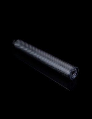 Silencieux Carbon XL Silverback 24mm CW en fibre de carbone pour réplique airsoft de précision