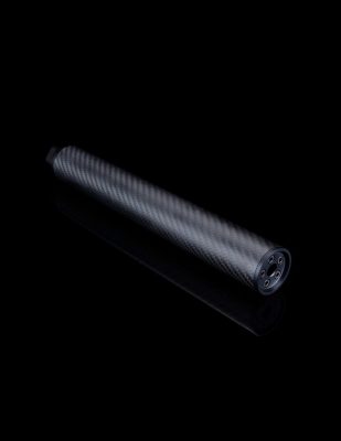 Silencieux Carbon XL Silverback 24mm CW en fibre de carbone pour réplique airsoft de précision