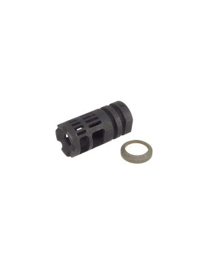 Cache-flammes Gamma 556 14mm CCW 5KU en métal noir