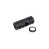Cache-flammes Gamma 762 14mm CCW 5KU en métal noir