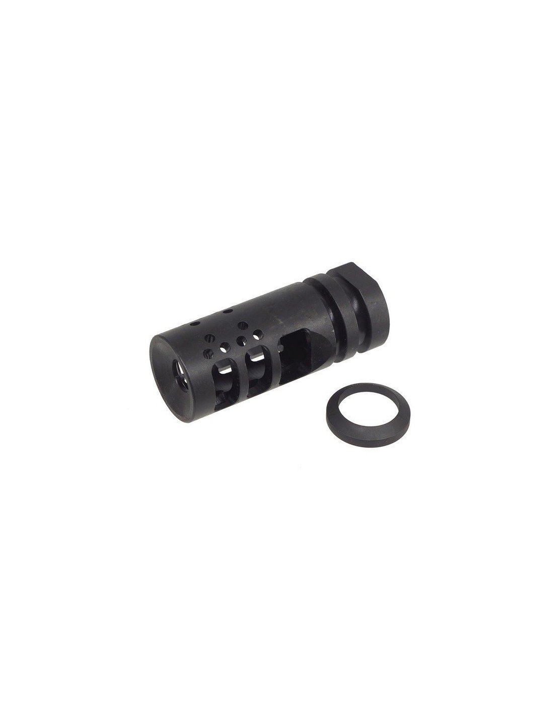 Cache-flammes Gamma 762 14mm CCW 5KU en métal noir