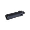 Silencieux SOCOM Mini QD Style B 5KU noir monté sur cache-flamme