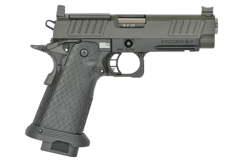 STACCATO 2011 P airsoft EMG noir vue droite pistolet GBB