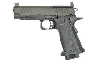 STACCATO 2011 P airsoft EMG noir vue gauche pistolet GBB