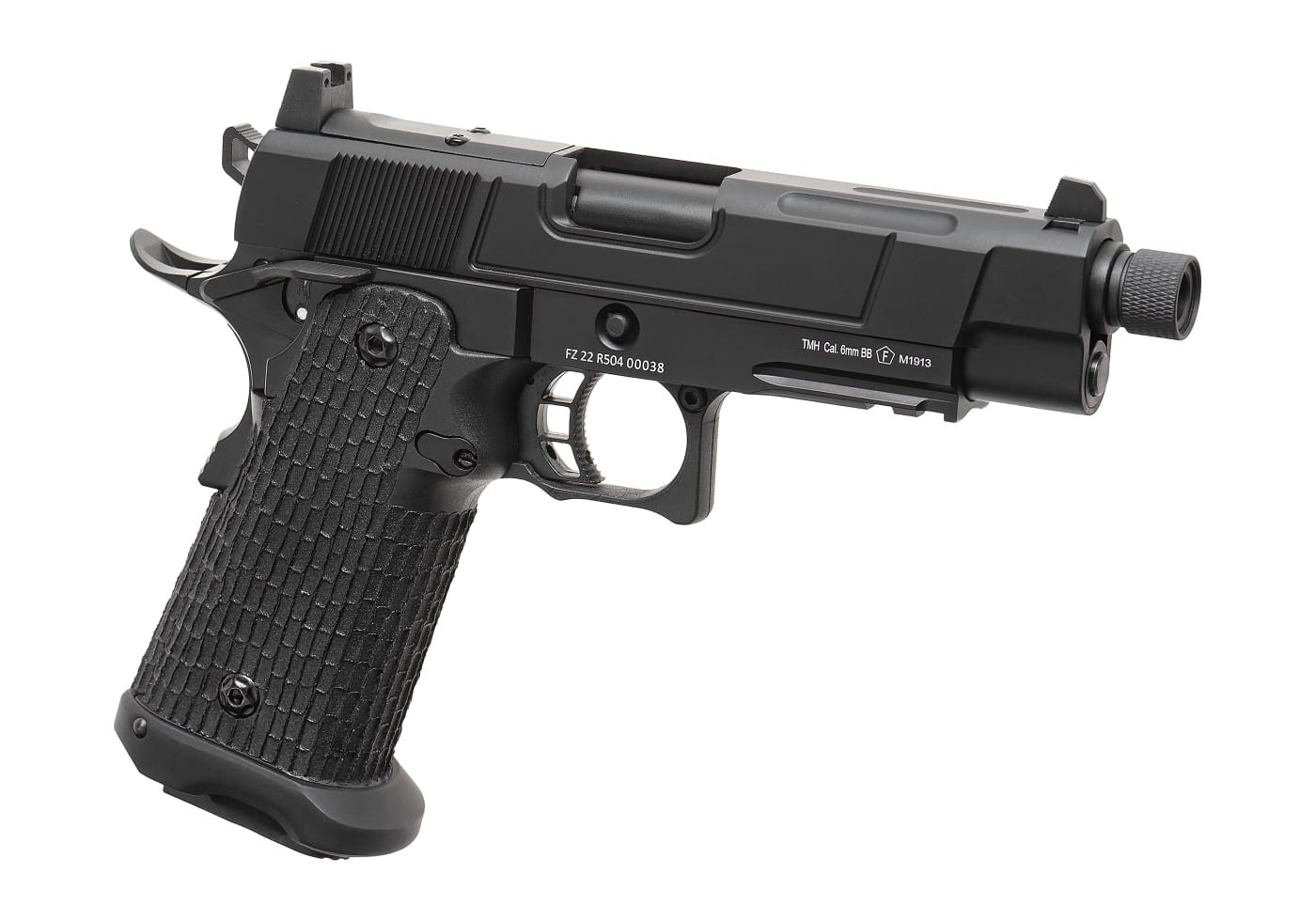 Army Armament R504 Full Metal GBB noir vue droite