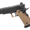 Army Armament R504 Full Metal GBB noir FDE vue gauche