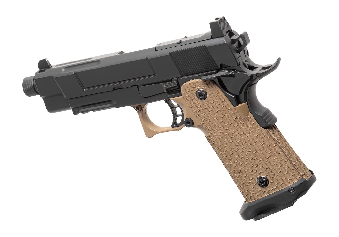 Army Armament R504 Full Metal GBB noir FDE vue gauche