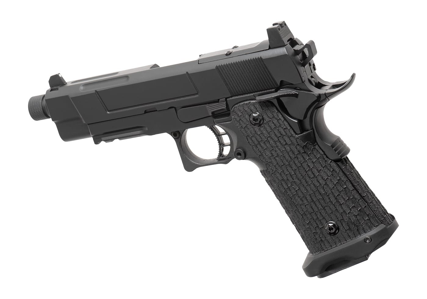 Army Armament R504 Full Metal GBB noir vue gauche
