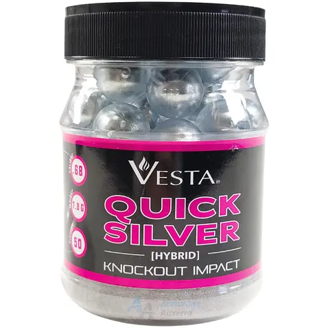 Billes Vesta Quicksilver calibre .68 x50