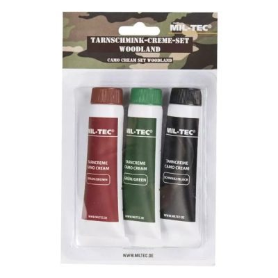 Set crème camouflage Woodland Mil-Tec vert marron noir
