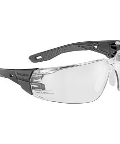 Lunettes Bollé Safety Rush+ 2.0 incolores avec branches noires