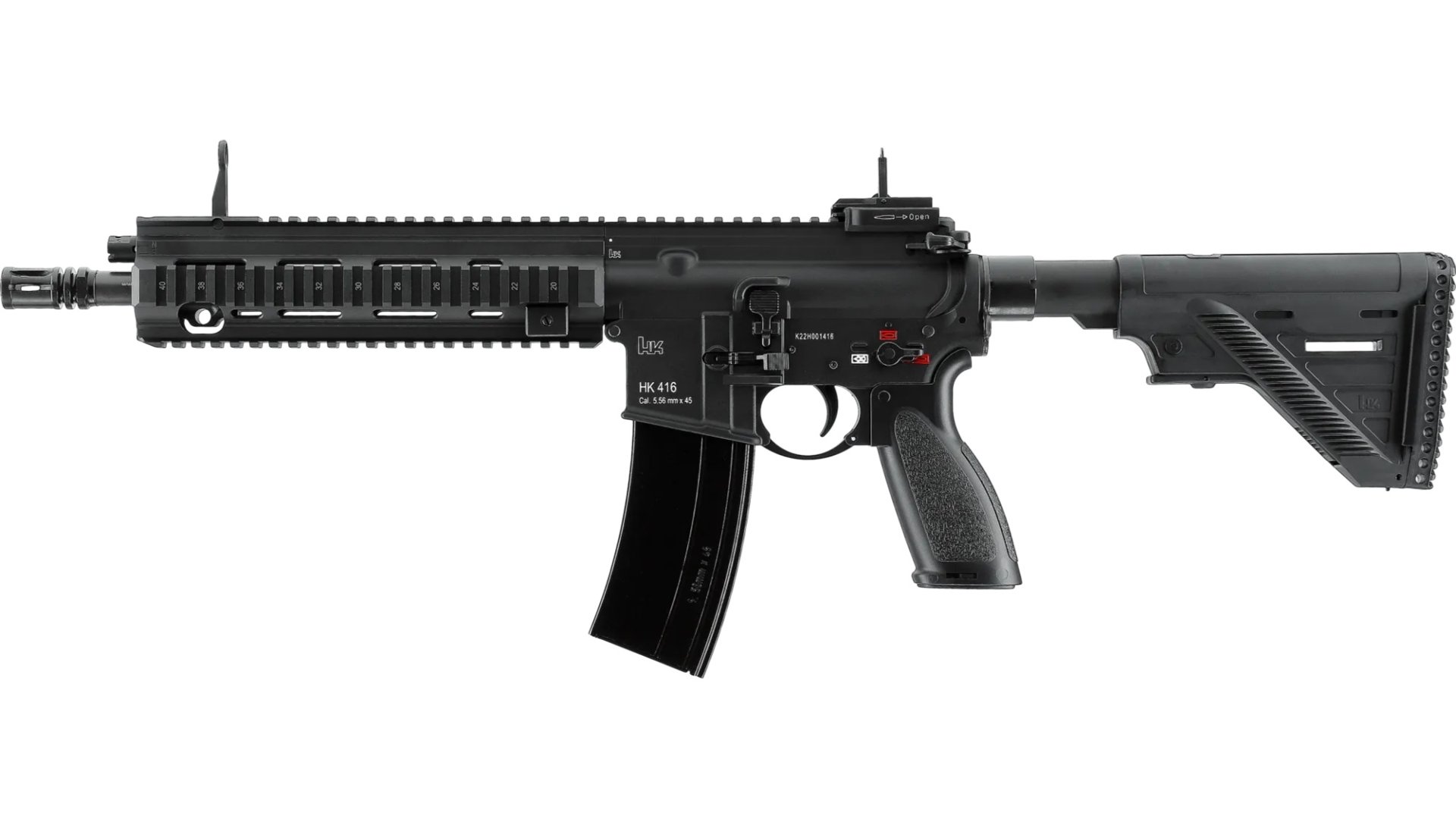 Réplique airsoft HK416 A5 Gen 3 Umarex GBBR vue gauche