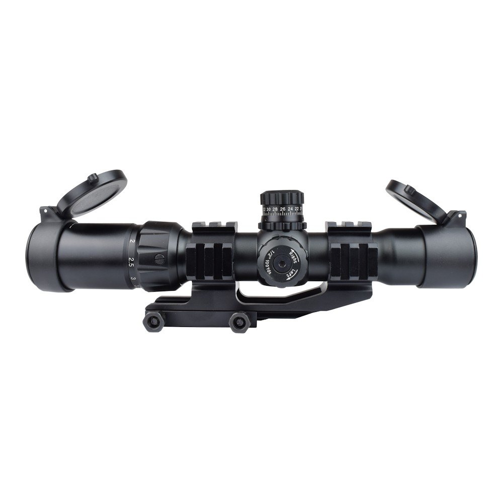 Lunette JS-Tactical 1,5-4x30 noire vue de droite