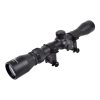 Lunette JS-Tactical 3-9x32 noire vue de dos en trois-quarts