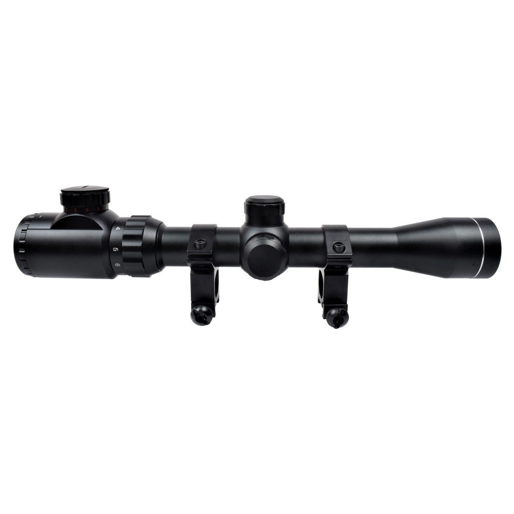 Lunette JS-Tactical 3-9x32FA noire vue latérale droite
