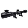 Lunette JS-Tactical 3-9x32FA noire vue de dos en trois-quarts