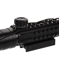 Lunette Lancer Tactical 3-9x32 EG noire vue de côté gauche