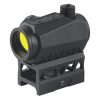 Point rouge Lancer Tactical R5B noir à lentille jaune vue avant trois-quarts
