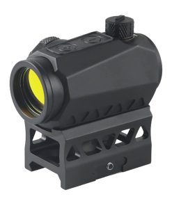 Point rouge Lancer Tactical R5B noir à lentille jaune vue avant trois-quarts