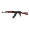 Réplique airsoft Tokyo Marui AKM GBBR noir et imitation bois vue gauche