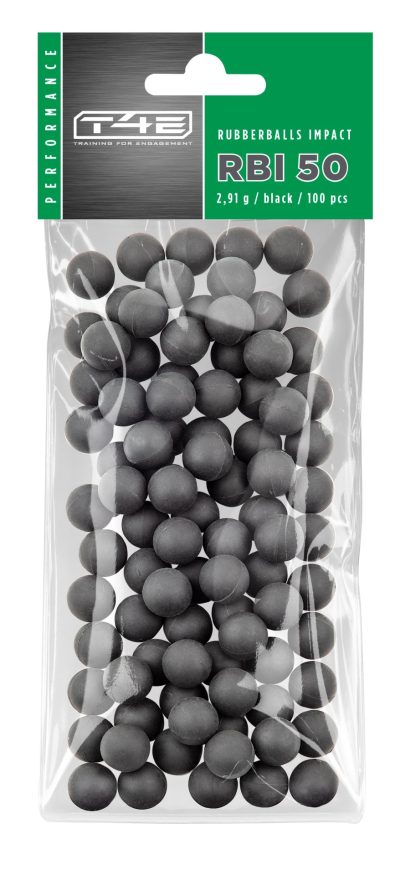 Billes RBI 50 Umarex en caoutchouc avec noyau acier, sachet de 100
