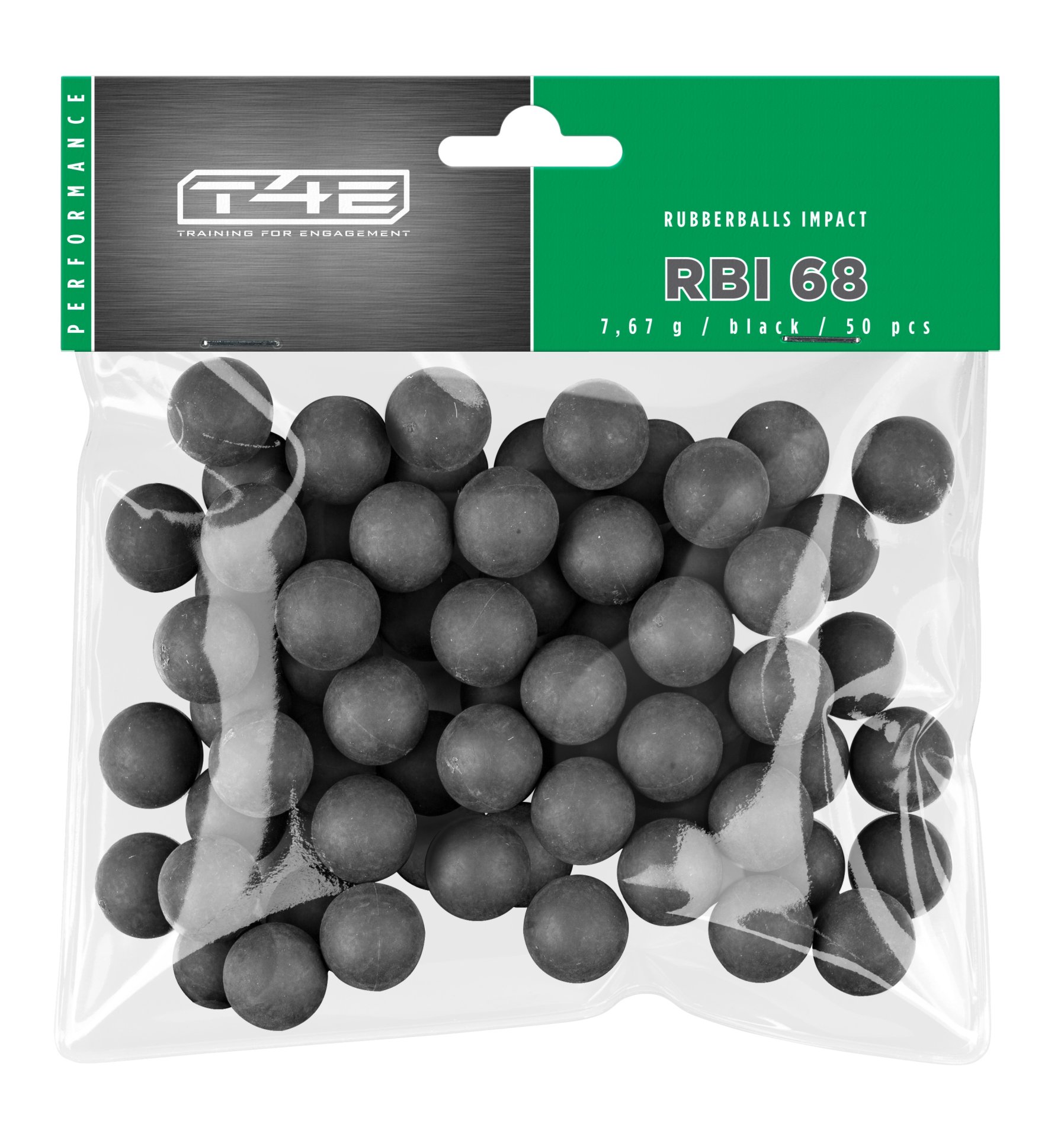 Billes RBI 68 Umarex en caoutchouc avec noyau acier, sachet de 50