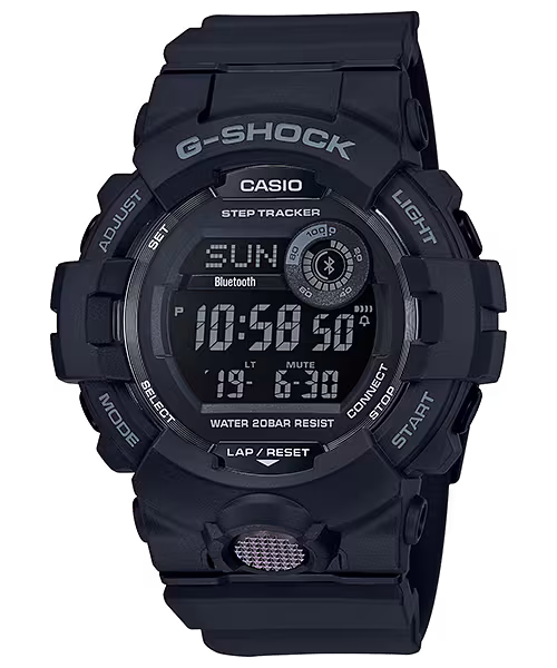 montre G-Shock GBD-800 noir Casio airsoft tactique